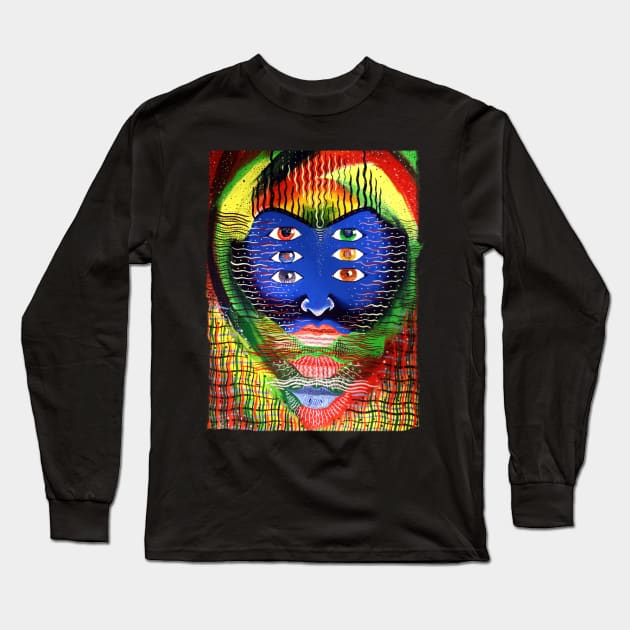 Eyes of Infinity Long Sleeve T-Shirt by Temple of Being